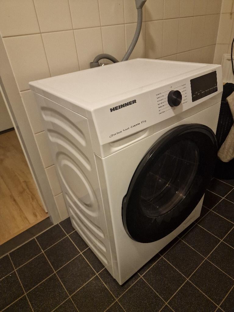 Heinner HWDM-H8514A Was- droogcombinatie- Wasmachine 8 kg, Witgoed en Apparatuur, 8 tot 10 kg, Ophalen, Zo goed als nieuw, 85 tot 90 cm