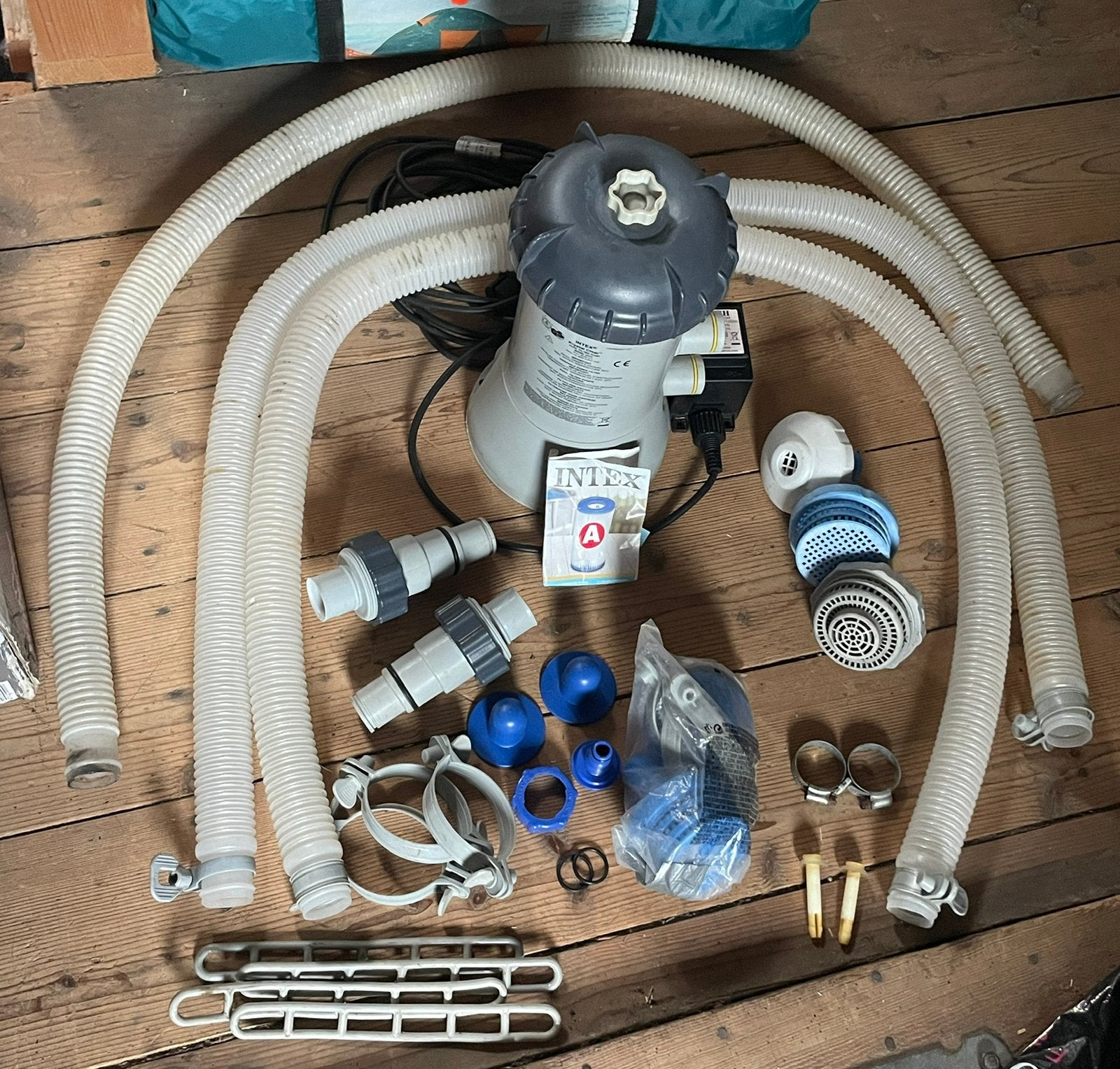 Zwembadpomp incl filter en toebehoren, Tuin en Terras, Zwembad-toebehoren, Ophalen of Verzenden, Gebruikt, Zwembadpomp