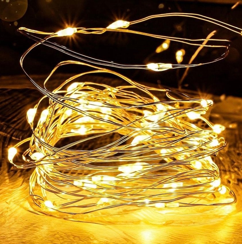USB LED Lichtslinger Warm Wit Kerstverlichting, Ophalen, Nieuw