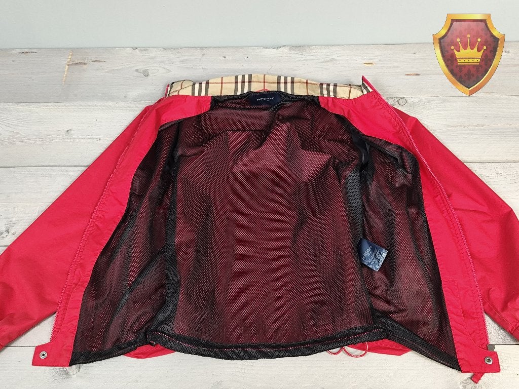 Burberry London jas rood katoen S - afgeprijsd, Ophalen, Burberry, Nvt, Maat 36 (S)