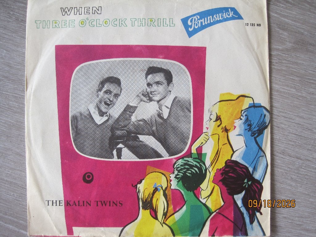 The Kalin Twins  -  When, Fotohoes, Overige genres, 7 inch, Ophalen of Verzenden