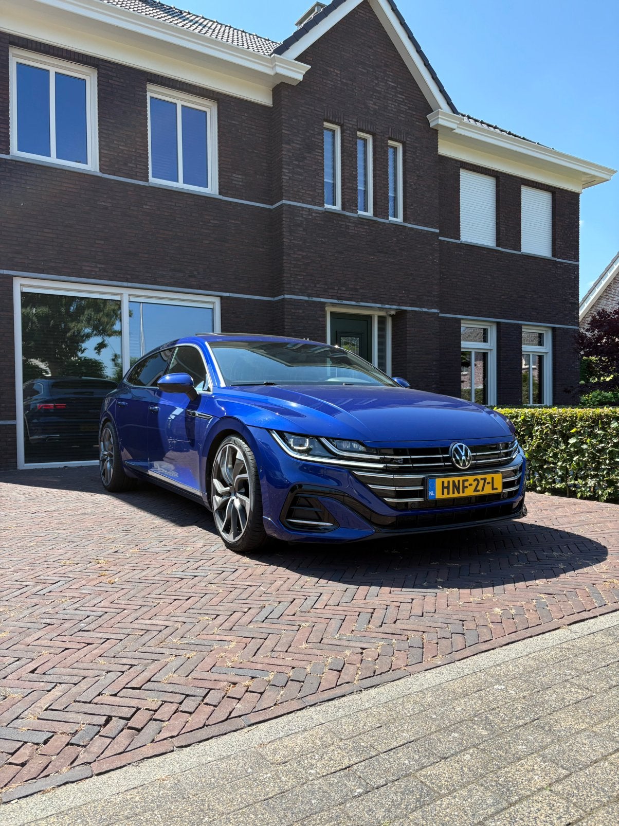 Volkswagen Arteon 1.4 eHybrid 218pk 6-DSG 2022 Lapiz Blue, Auto's, Arteon, Leder, 1600 kg, Geïmporteerd