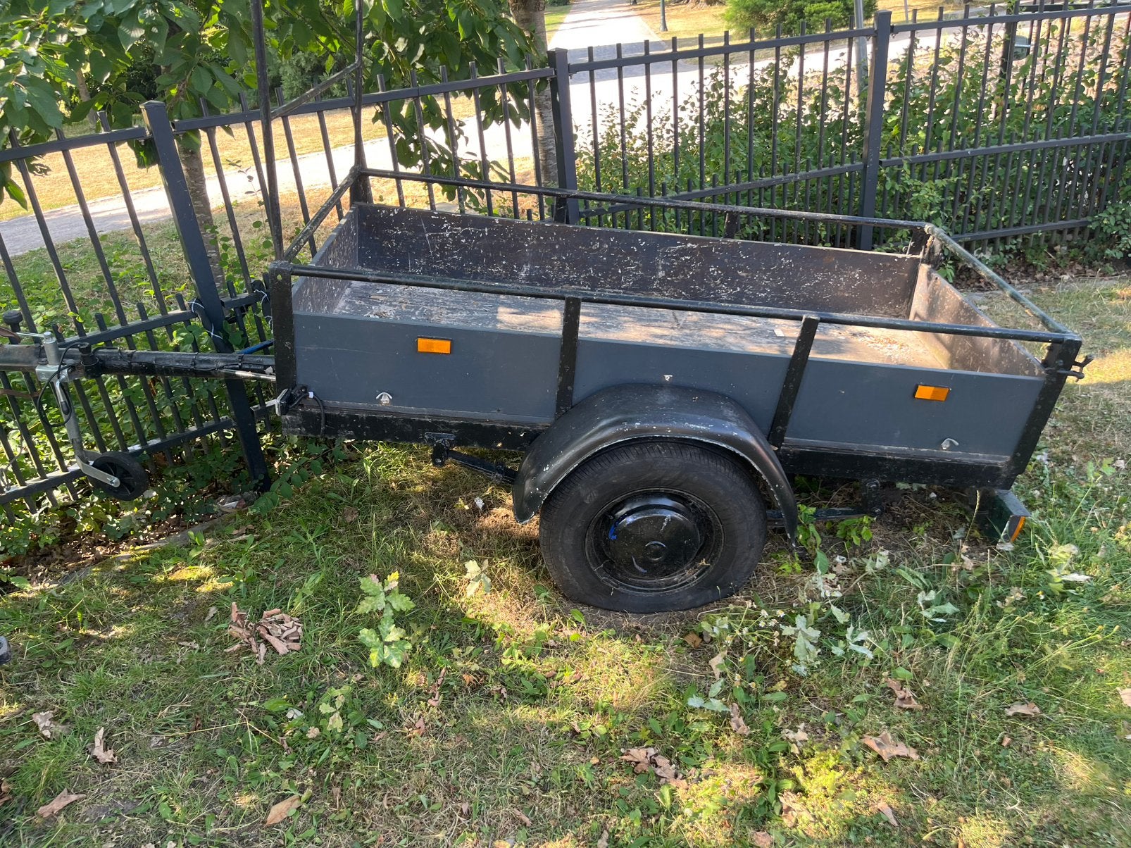 Aanhangwagen 196x91cm binnenmaat, Ophalen, Gebruikt