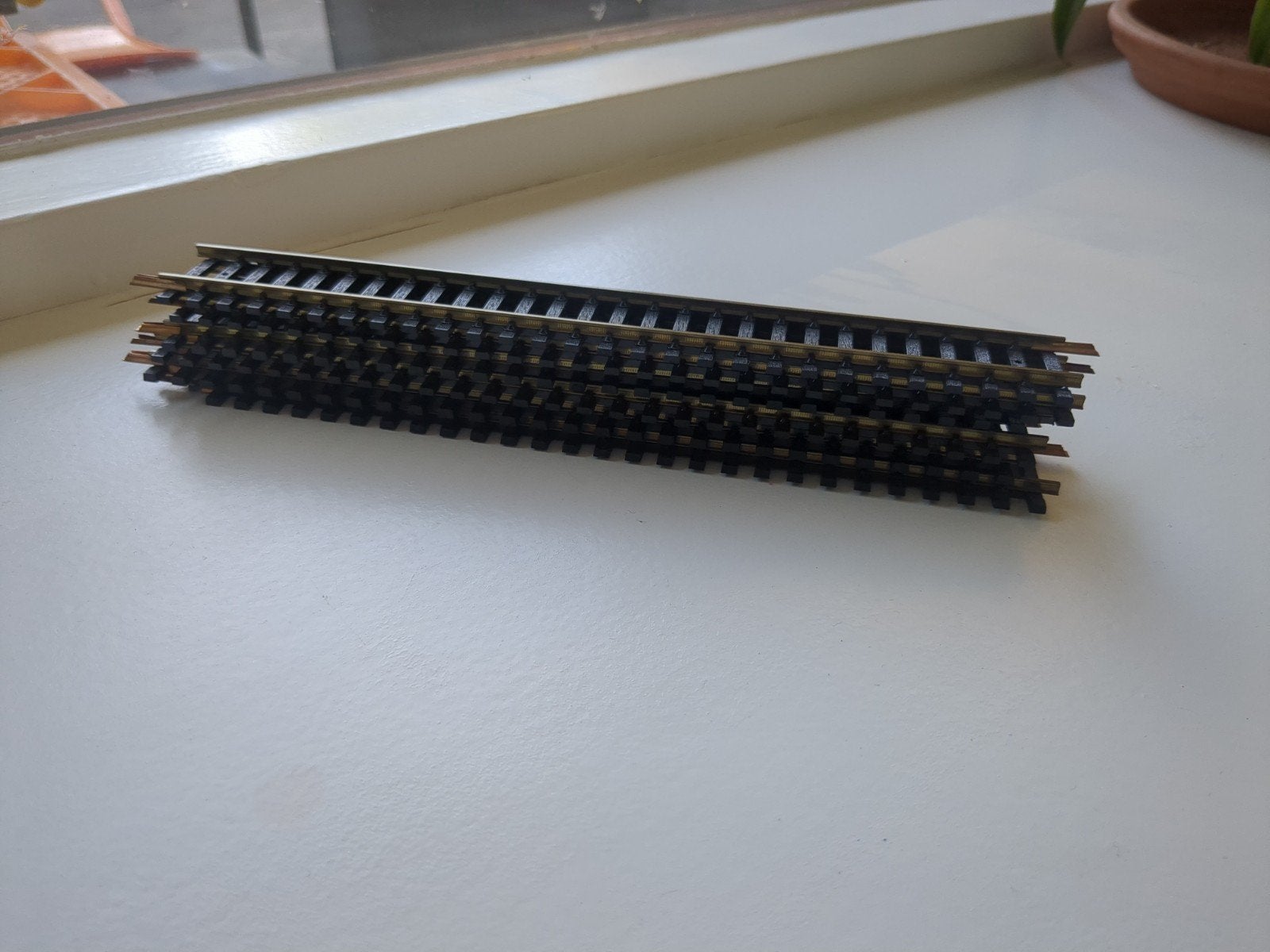 6 stukjes rails gratis af te halen, Ophalen, Gebruikt, Rails