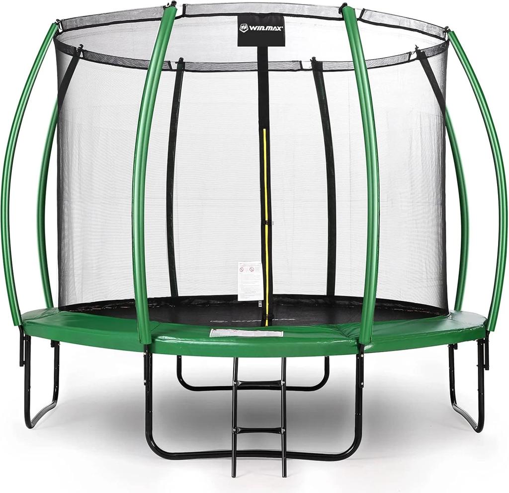 Nieuwe trampoline 366cm incl veiligheidsnet en trapje, Ophalen, Zo goed als nieuw