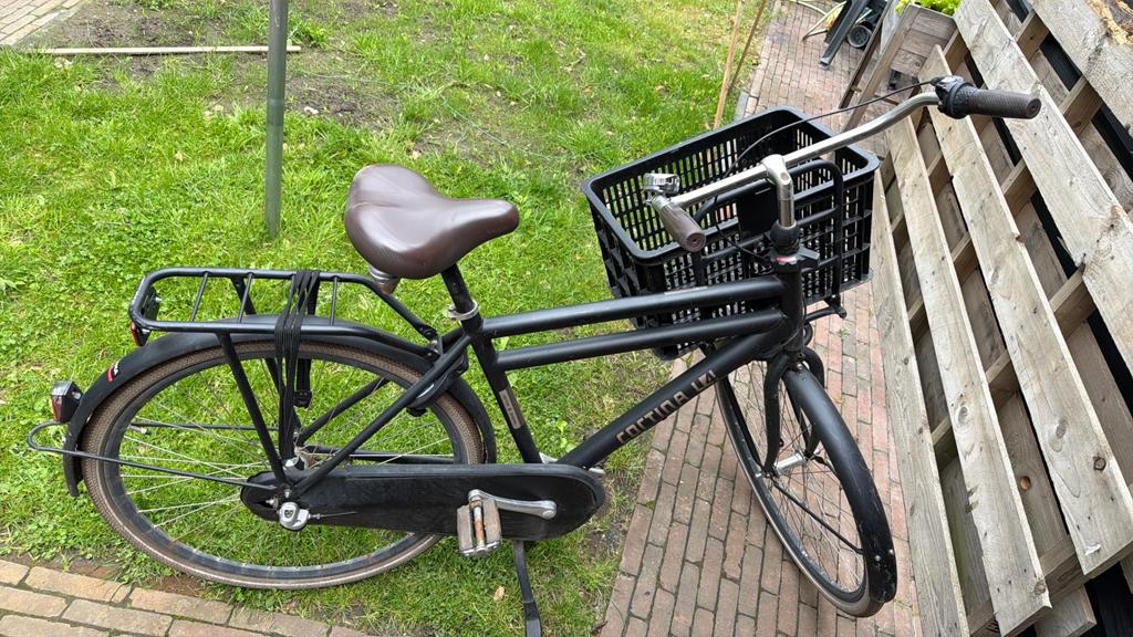 Nette Cortina jongens fiets met, Terugtraprem, Gebruikt, Versnellingen, 53 tot 57 cm