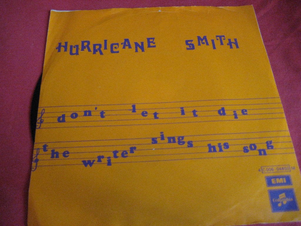 Hurricane Smith: Don`t let it die, Ophalen of Verzenden, Zo goed als nieuw, Pop