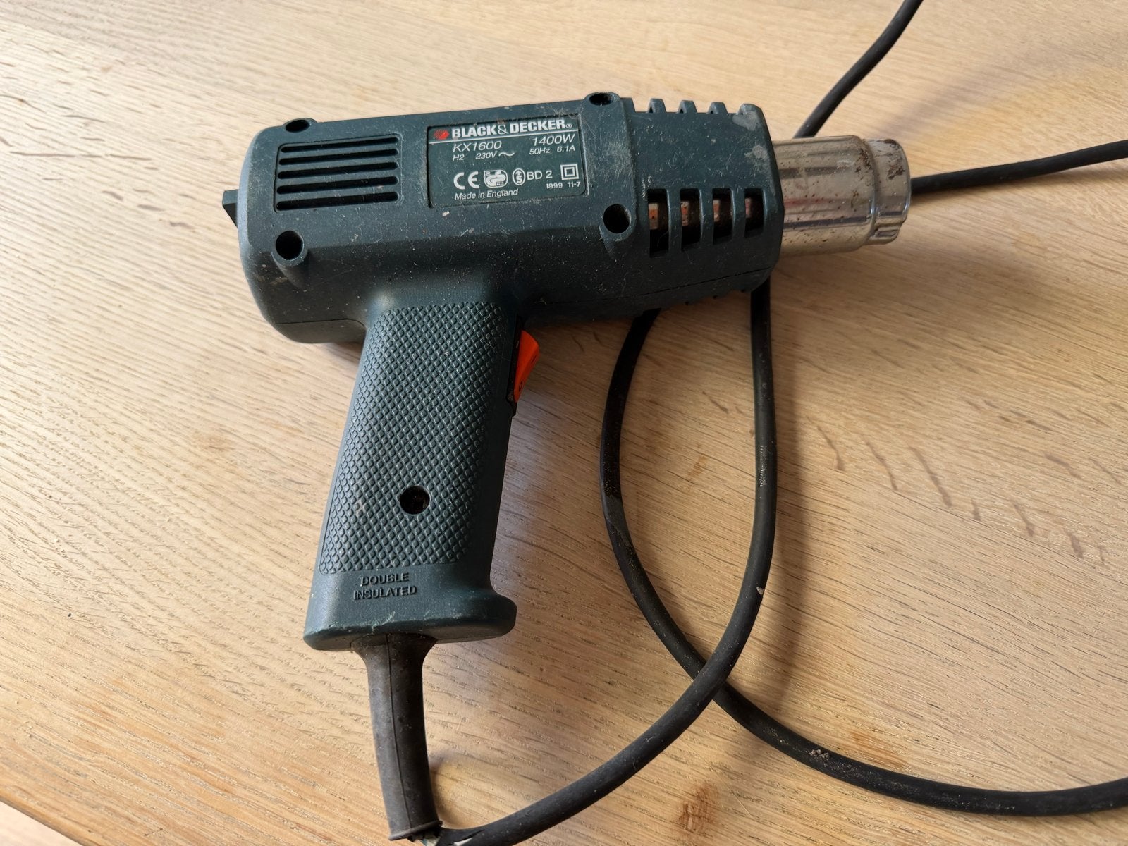 Black & Decker FX760 heteluchtpistool 1400W, Ophalen, Gebruikt, Overige typen, Bosch