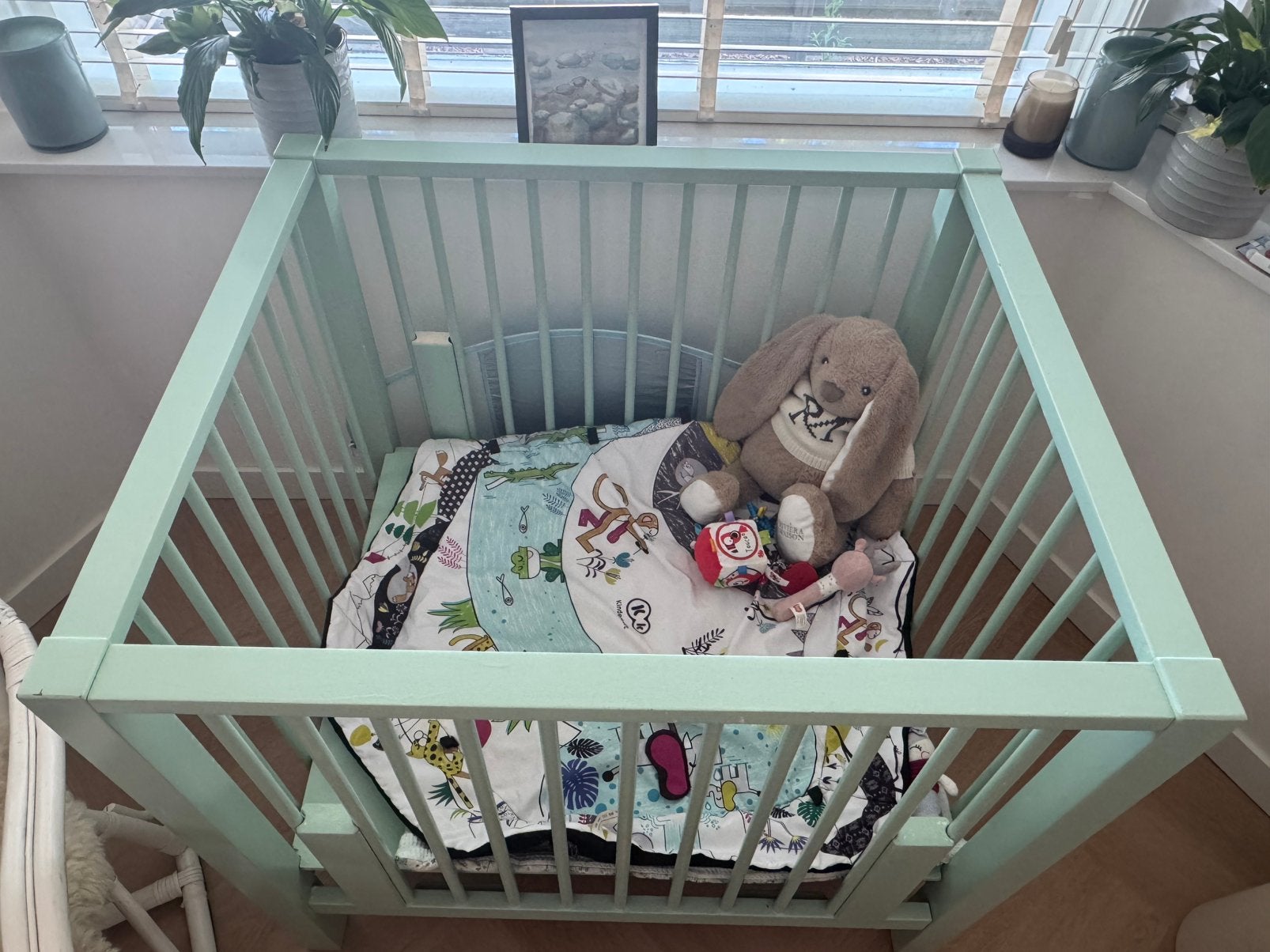 Baby box, Ophalen, Gebruikt, Rechthoekig, In hoogte verstelbaar
