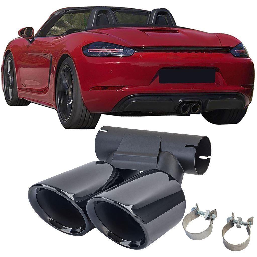 Uitlaat Sierstuk Voor Porsche Boxster 982 Cayman 718, Auto diversen, Tuning en Styling, Verzenden