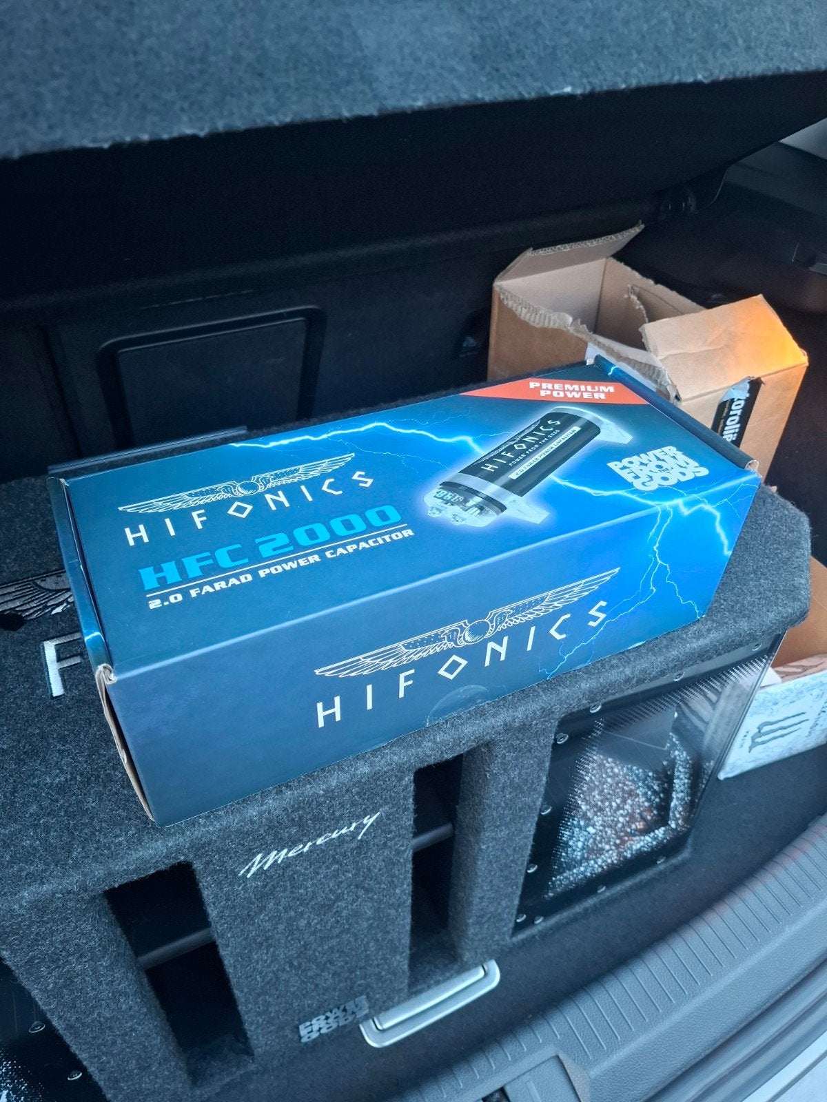 Hifonics HFC2000 condensator 2 Farad, Auto diversen, Ophalen, Nieuw