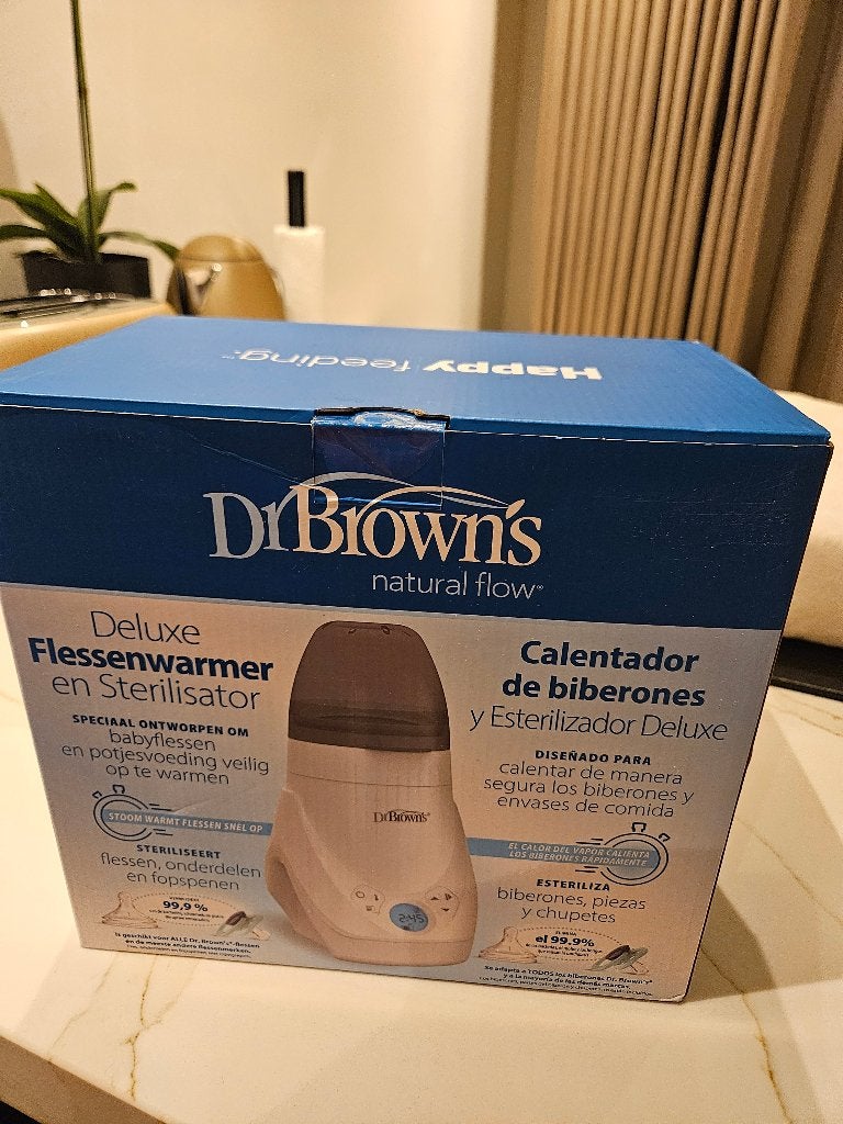 Flessenverwarmer en Sterilisator in 1, Ophalen of Verzenden, Nieuw, Flessen- of potjesverwarmer, Dr. Brown's