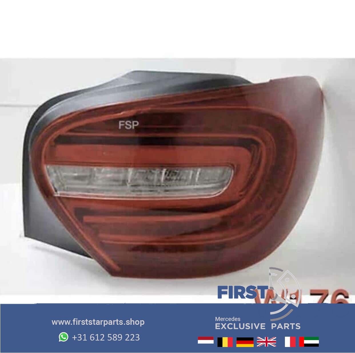 W176 PRE-FACELIFT LED ACHTERLICHT LINKS RECHTS Mercedes A Kl, Gebruikt, -, Ophalen of Verzenden, -