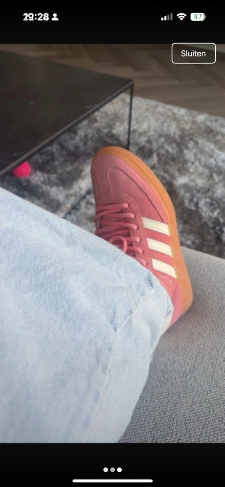 Adidas handball spezial x sporty&rich, Ophalen of Verzenden, Zo goed als nieuw, Sneakers of Gympen