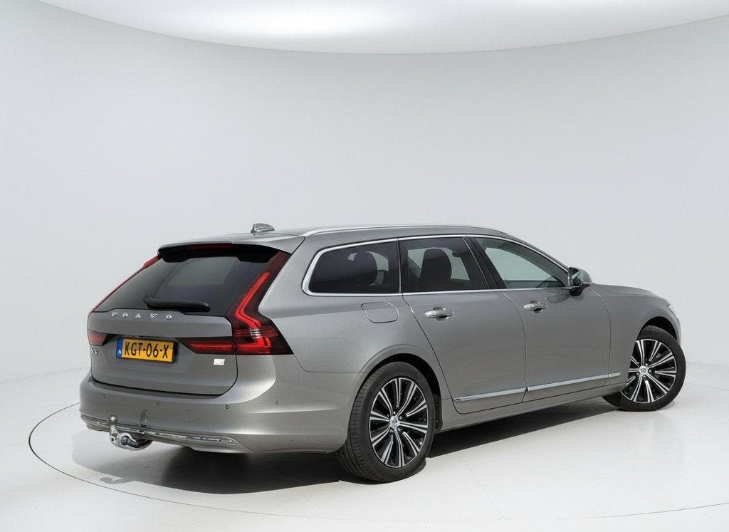 Volvo V90 2.0 T6 AWD Inscription LEER - TREKHAAK - 360 CAMER, Stof, Euro 6, 1969 cc, 340 pk