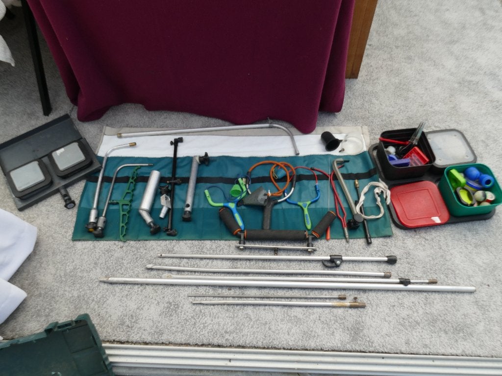 hengelsport spullen, Watersport en Boten, Ophalen of Verzenden, Gebruikt, Overige typen