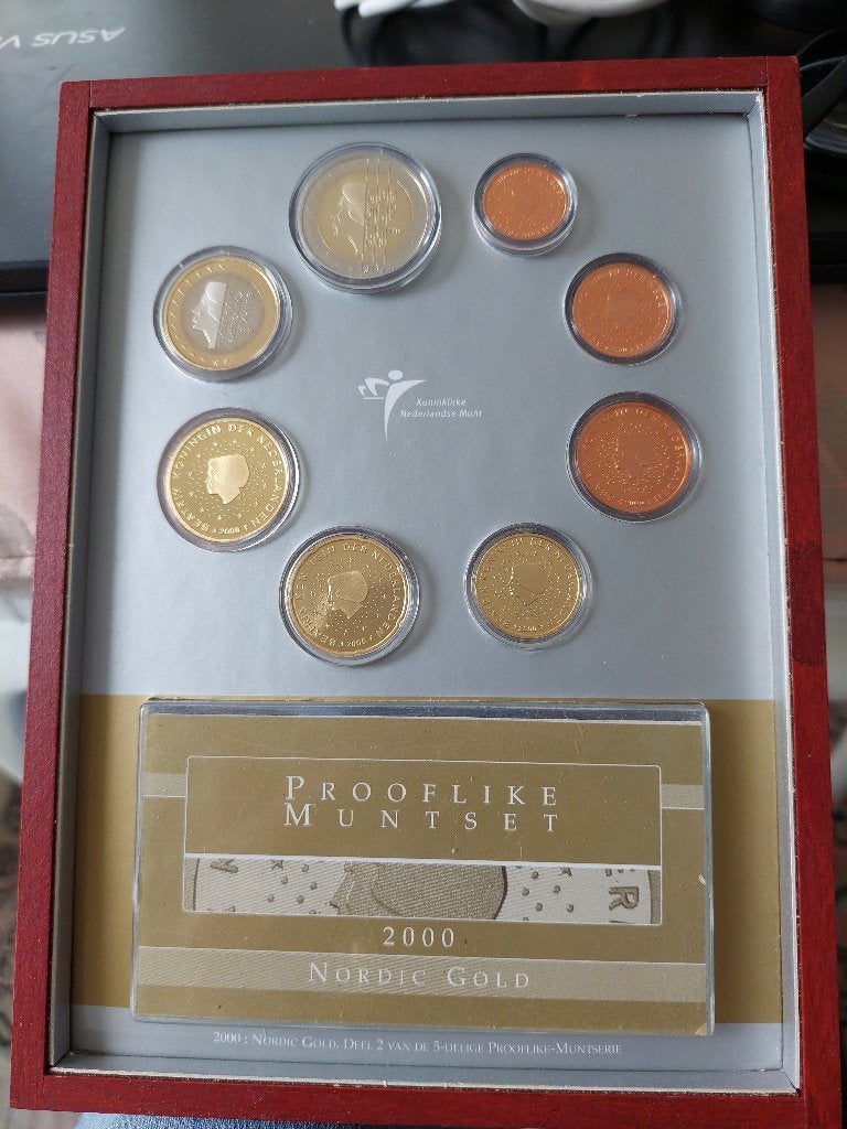 proof uitgave euro munten, Postzegels en Munten, Munten | Nederland, Ophalen of Verzenden, Koningin Beatrix, Euro's, Setje