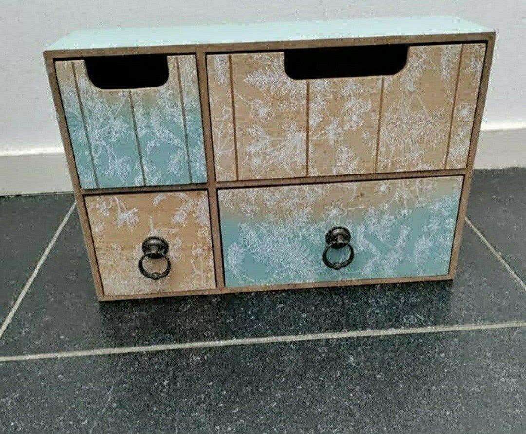 Deco kastje,hartjes,Bijoux,juwelen,Vensterbank kastje,Laden, Ophalen of Verzenden