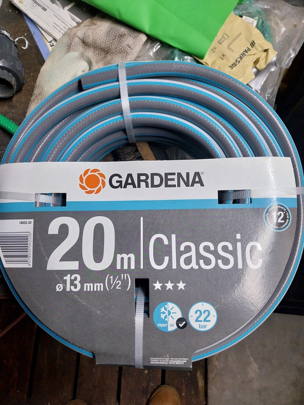Gardena Classic Tuinslang 20m - 13mm (1/2"), Ophalen of Verzenden, Nieuw, Tuinslang