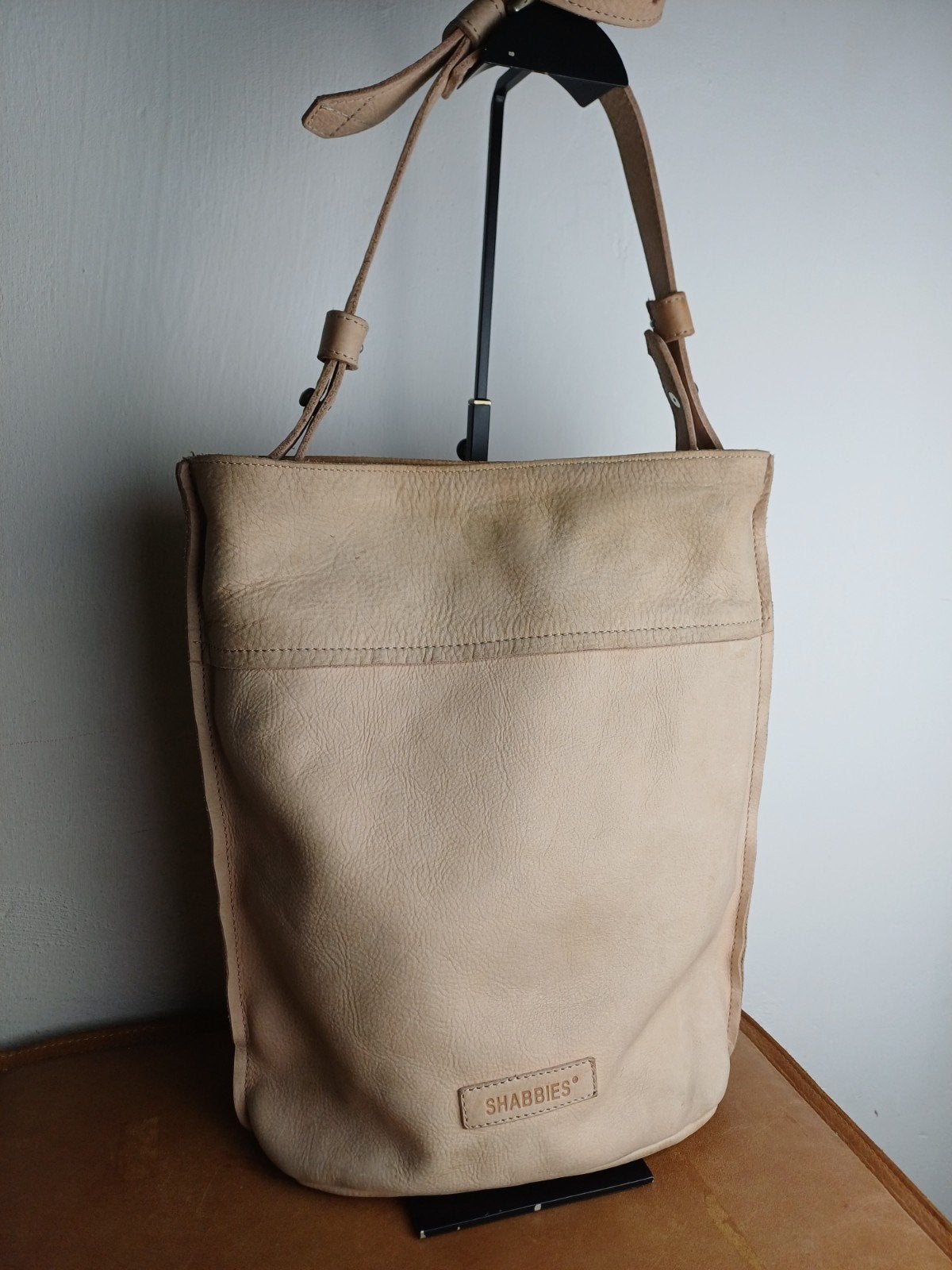 Beige/nude buckettas van Fred de la Bretoniere, Ophalen of Verzenden, Beige, Handtas
