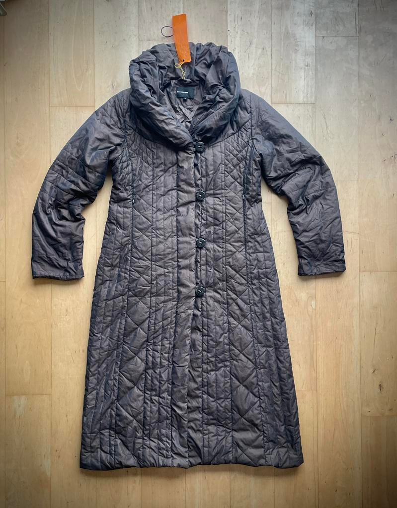 Creenstone Greenstone design jas mantel 42 brons / metallic, Kleding | Dames, Ophalen of Verzenden, Zo goed als nieuw, Maat 42/44 (L)