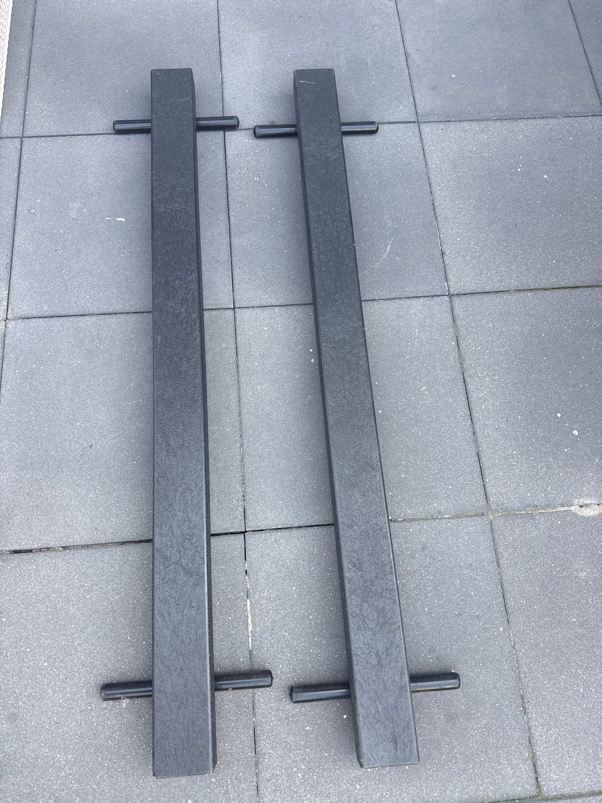 2 Turnbalken van Turnbalk, Ophalen, Gebruikt, Zwart, Materiaal