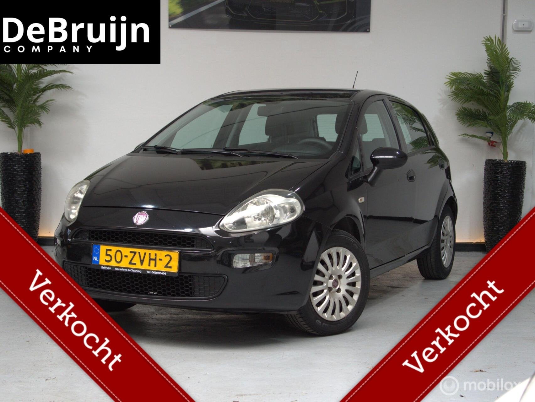 Fiat Punto Evo 1.2| Airco | Riem vervangen | Zuinig | APK, Voorwielaandrijving, 1242 cc, 4 cilinders, 400 kg