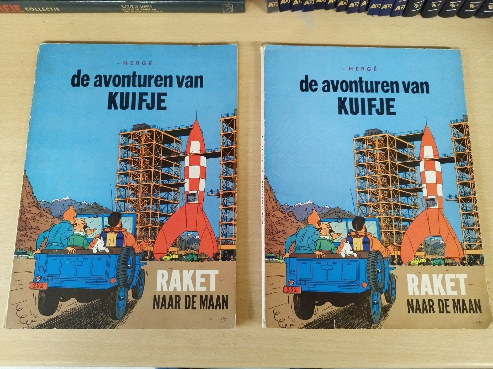 Speciale uitgave van Kuifje - Raket naar de maan, Gelezen, Eén stripboek, Ophalen of Verzenden, Hergé