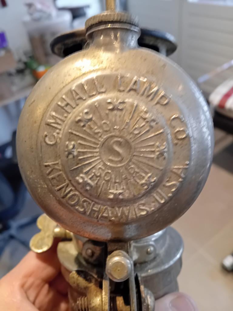 Oude C.M. Hall Solar lamp, Ophalen of Verzenden