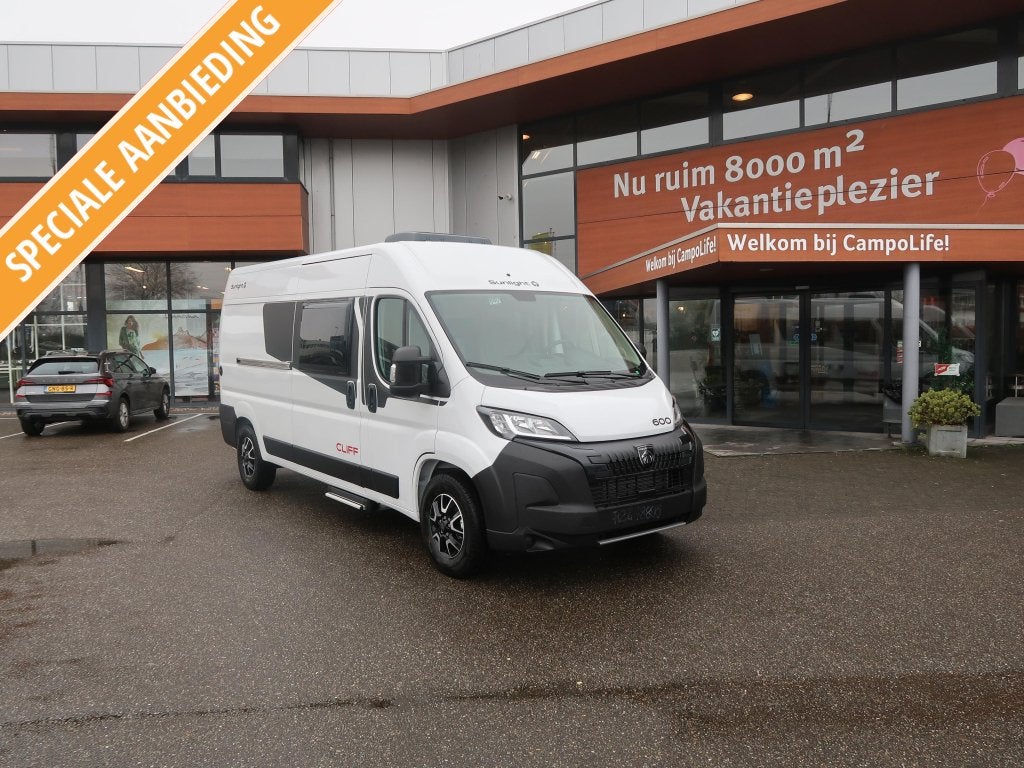 Sunlight Cliff 600 ENTRY SUPERAANBIEDING, Caravans en Kamperen, Campers, Buscamper of Camperbus, Sunlight, Tot en met 2, Elektrische ramen