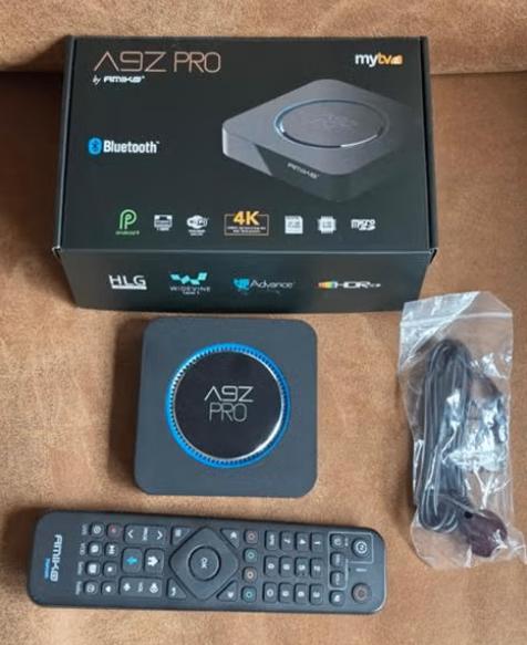 Amiko A9Z BLU Pro, demo box, in perfecte staat., Audio, Tv en Foto, Mediaspelers, Ophalen of Verzenden, Zo goed als nieuw, HDMI