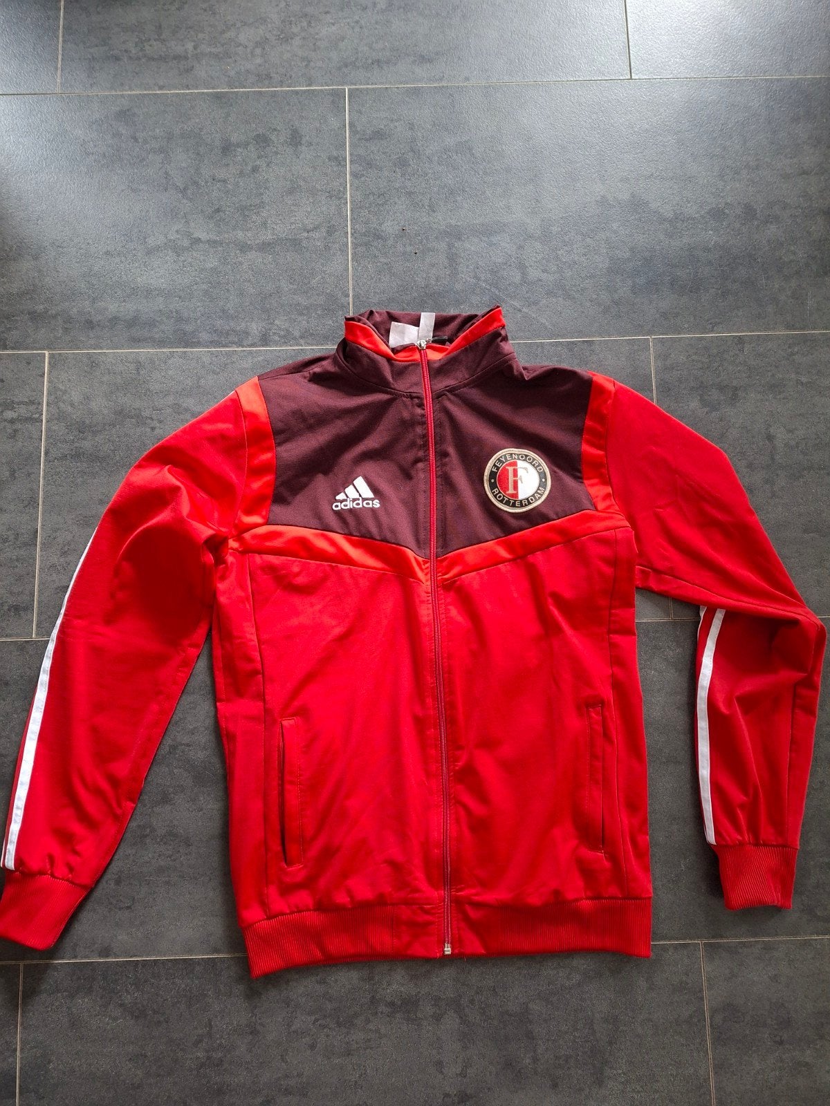 Adidas Feyenoord trainingsjack maat M, Kleding | Heren, Maat 48/50 (M), Ophalen of Verzenden, Adidas, Voetbal