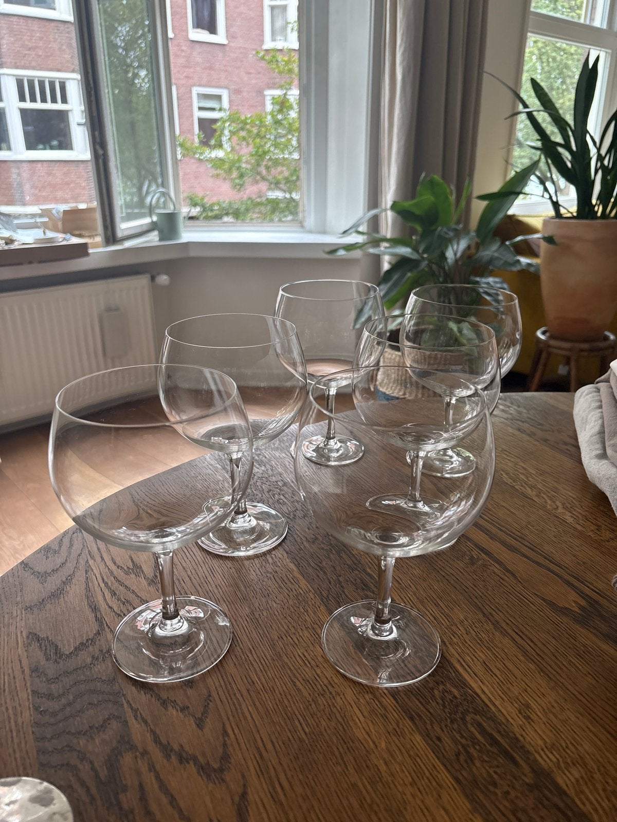Set van 6 grote Schott Zwiesel gin tonic glazen, Ophalen, Zo goed als nieuw, Glas, Overige merken
