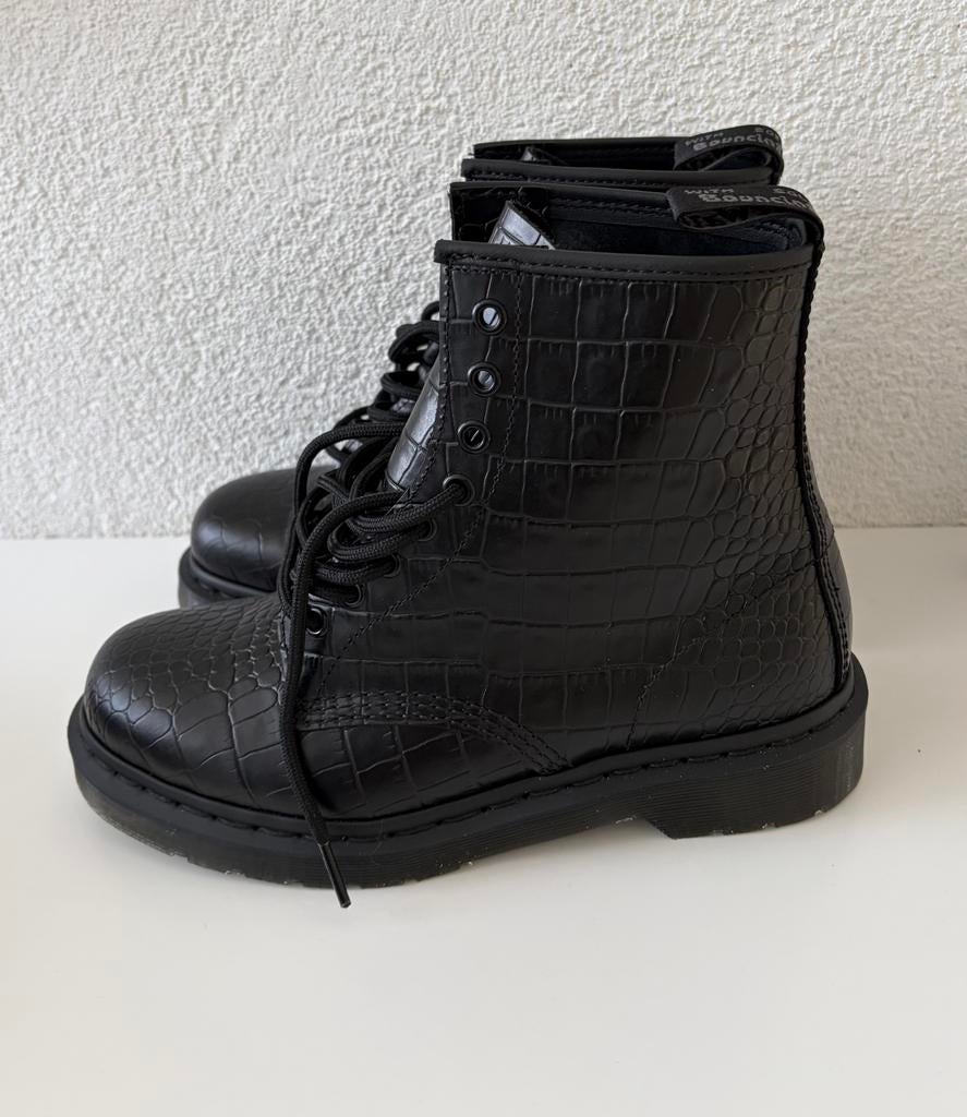 Nieuwe zwarte Dr. Martens veterboots 1460 bex maat 39, Ophalen, Zwart, Lage of Enkellaarzen, Nieuw