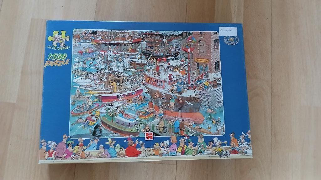 DE HAVEN JAN VAN HAASTEREN 1500 stukjes, Ophalen of Verzenden, 500 t/m 1500 stukjes, Gebruikt, Legpuzzel