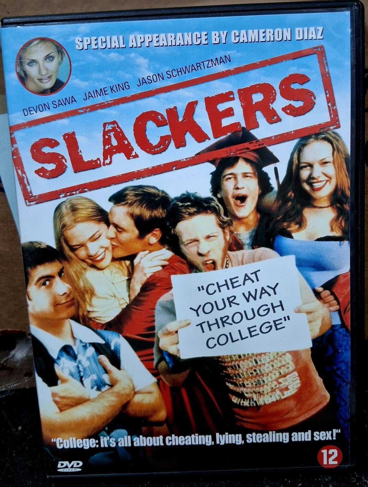 Slackers DVD - Komedie over studentenstreken, Gebruikt, Nederlands, Ophalen of Verzenden, Vanaf 12 jaar
