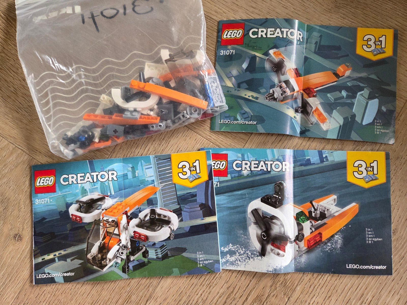 Lego Creator 3 in 1 31071 Compleet, Gebruikt, Lego, Compleet, Ophalen of Verzenden