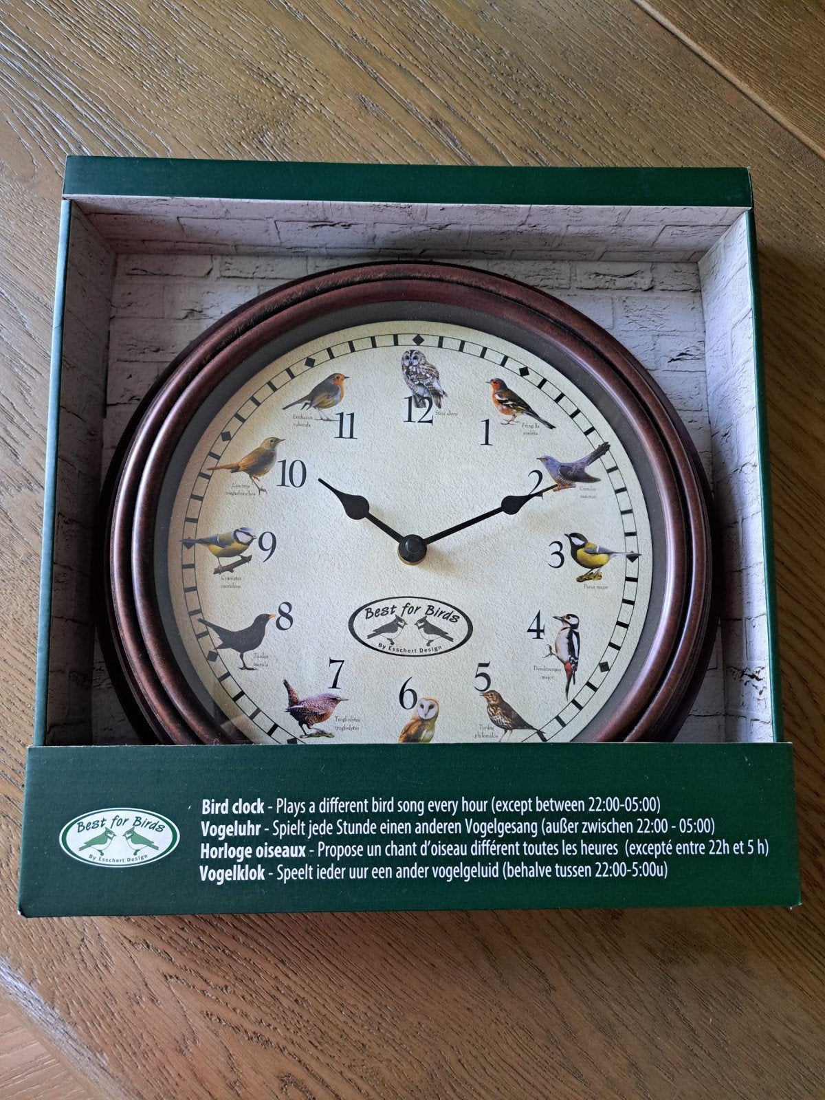 Nieuwe vogelklok met geluiden., Ophalen, Nieuw, Wandklok