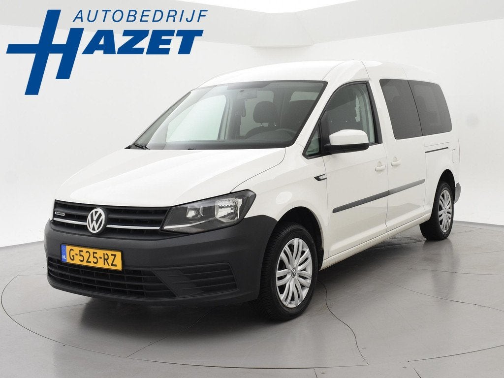 Volkswagen Caddy Maxi 1.4 TGI CNG ROLSTOEL AUTO *EXCL. BTW*, Auto's, Voorwielaandrijving, Stof, Gebruikt, 4 cilinders