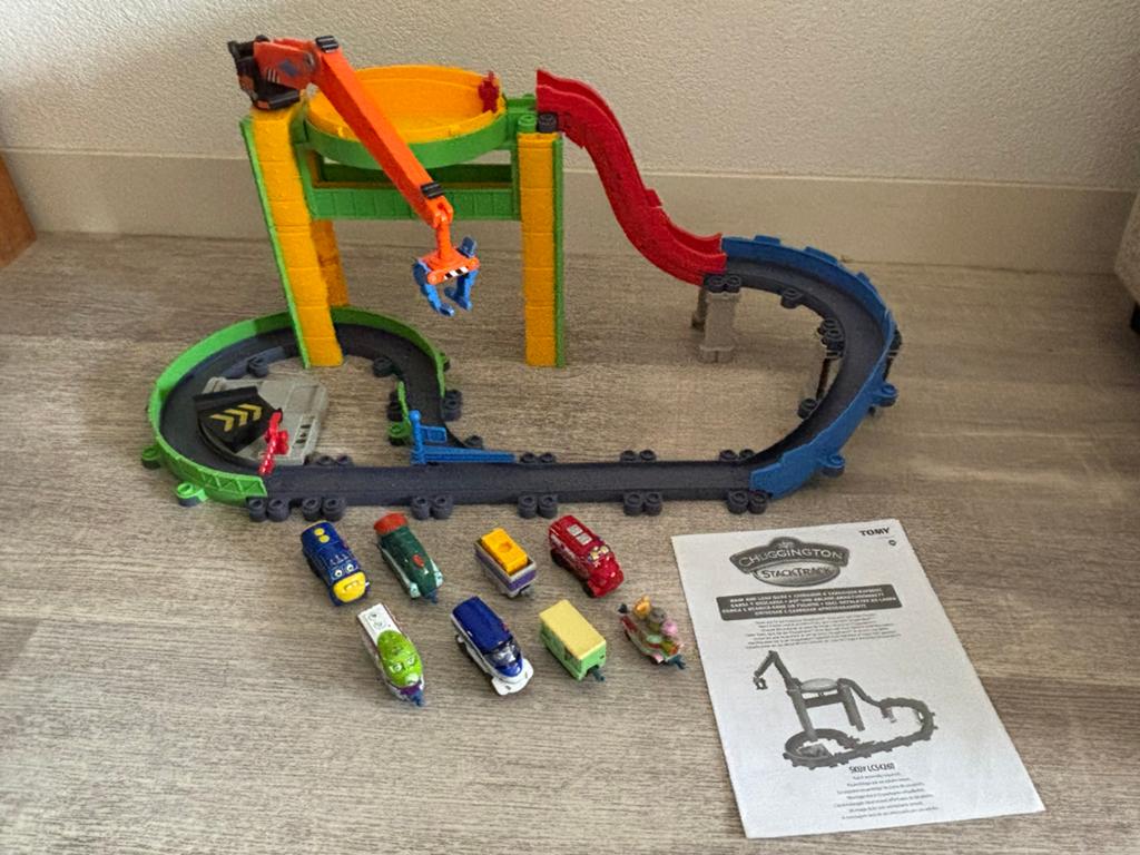Chuggington Stack Track treinset - set 1, Ophalen of Verzenden, Zo goed als nieuw, Handmatig, Overige merken
