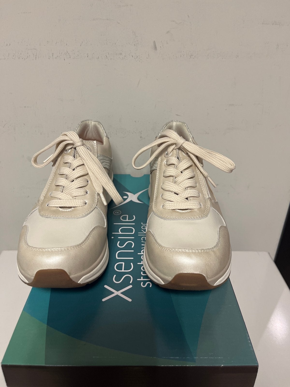 Xsensible Stretchwalker Sneakers Maat 38 - Nieuw!, Xsensible, -, Beige, -