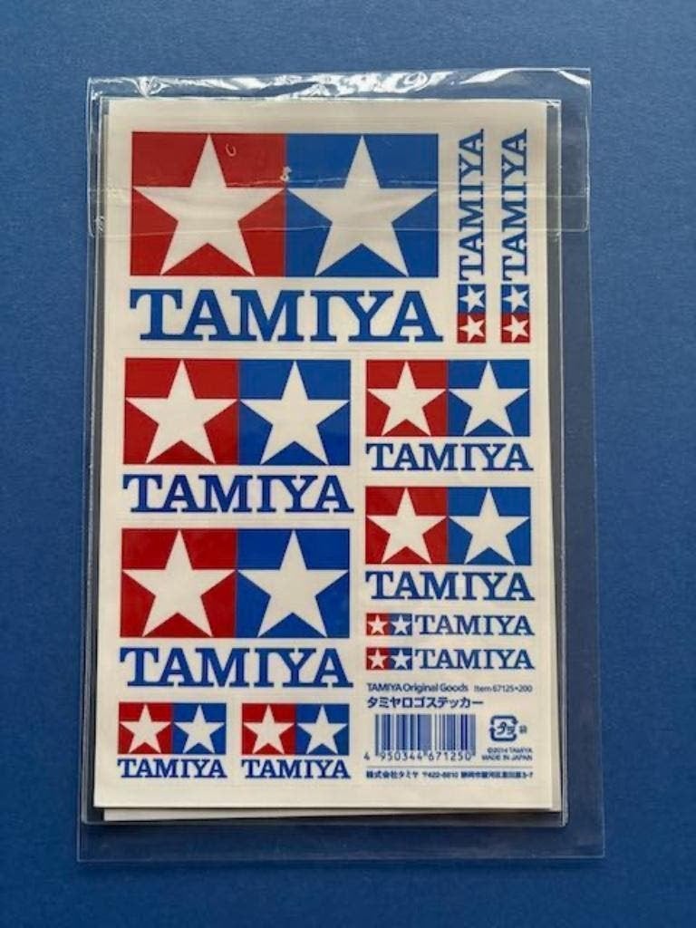 Tamiya	67125	Tamiya Logo Sticker set, Verzenden, Nieuw, 1:35 tot 1:50