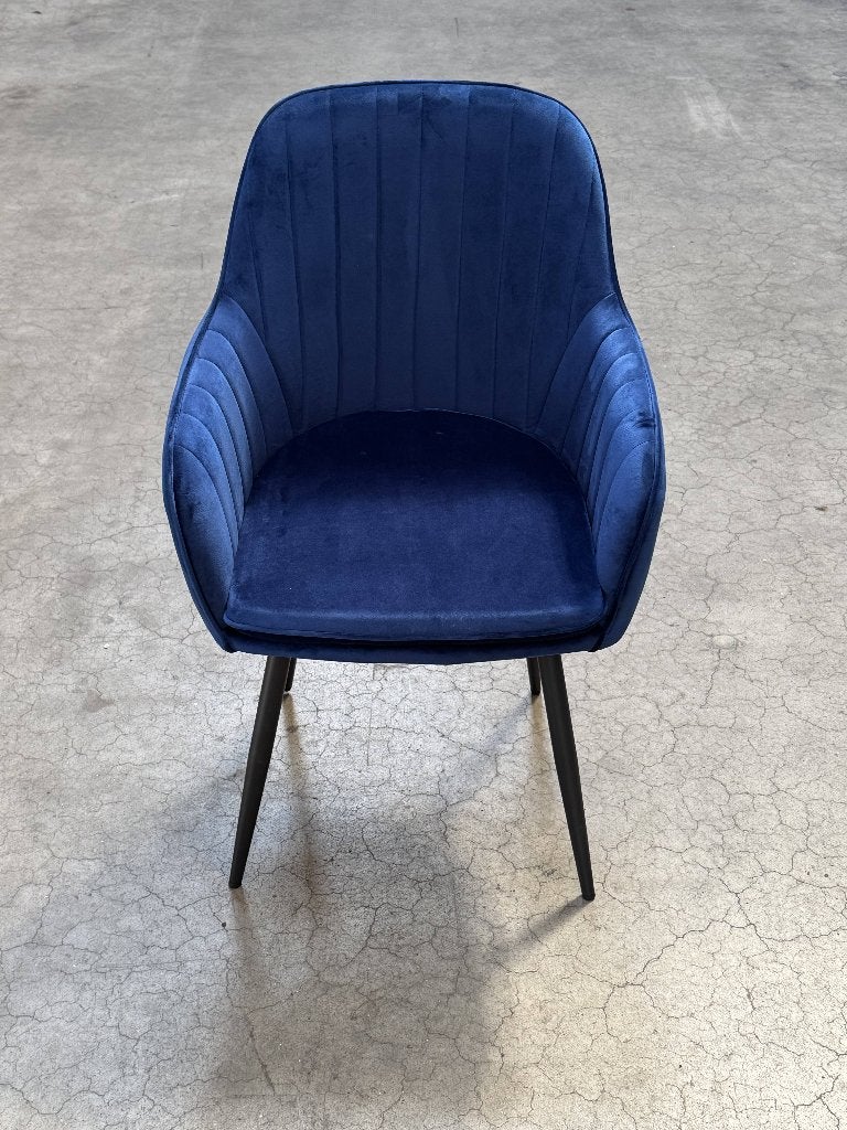 Eetkamer Stoel - Blauw, Modern, Scandinavisch, Blauw, Nieuw, Ophalen of Verzenden
