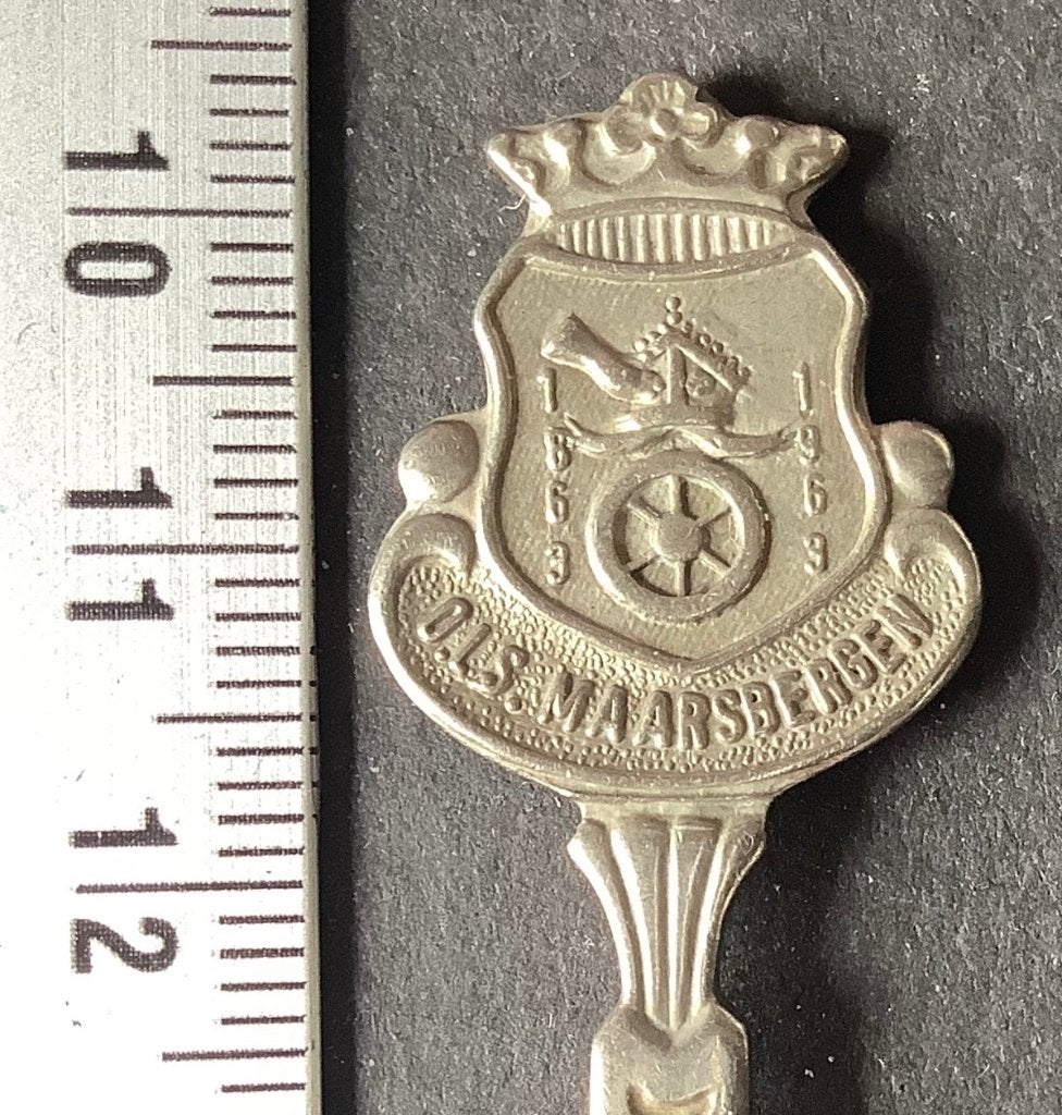 lepel, O.L.S. Maarsbergen 1863-1963, gemeentewapen (L28, Ophalen of Verzenden, Gebruikt