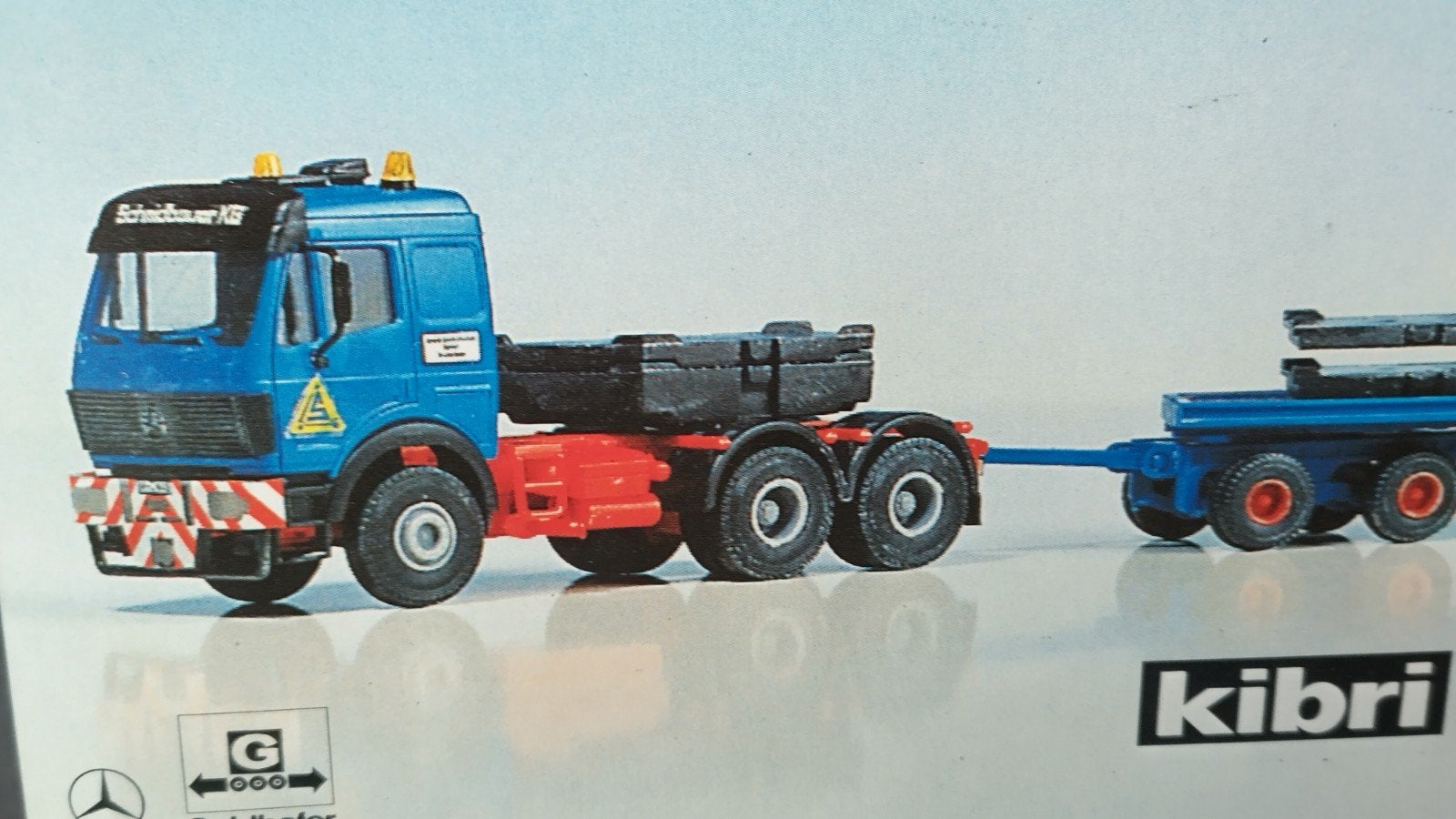 Mercedes Benz SK Zwaar transport set 1;87 H0 Kibri Pol, Overige merken, 1:50 of kleiner, Verzenden, M