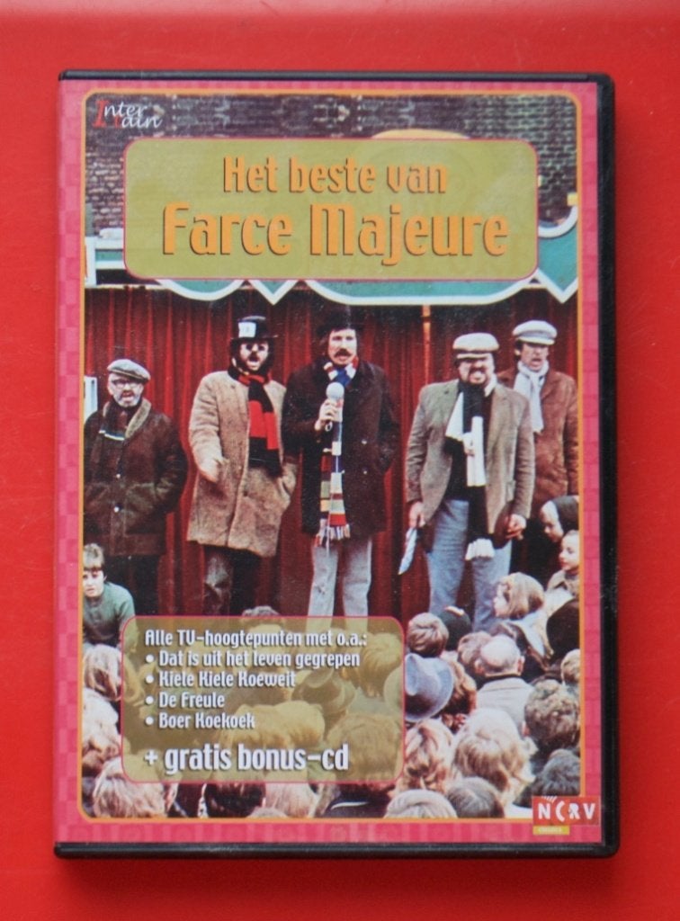 dvd + cd Het beste van Farce Majeure van de NCRV humor, Gebruikt, Alle leeftijden, Komedie, Ophalen of Verzenden