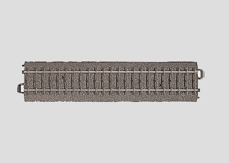 Märklin H0 24172 1 stuks Rechte C-rails, z.g.a.n., Gelijkstroom of Wisselstroom, Rails, Ophalen of Verzenden, Zo goed als nieuw