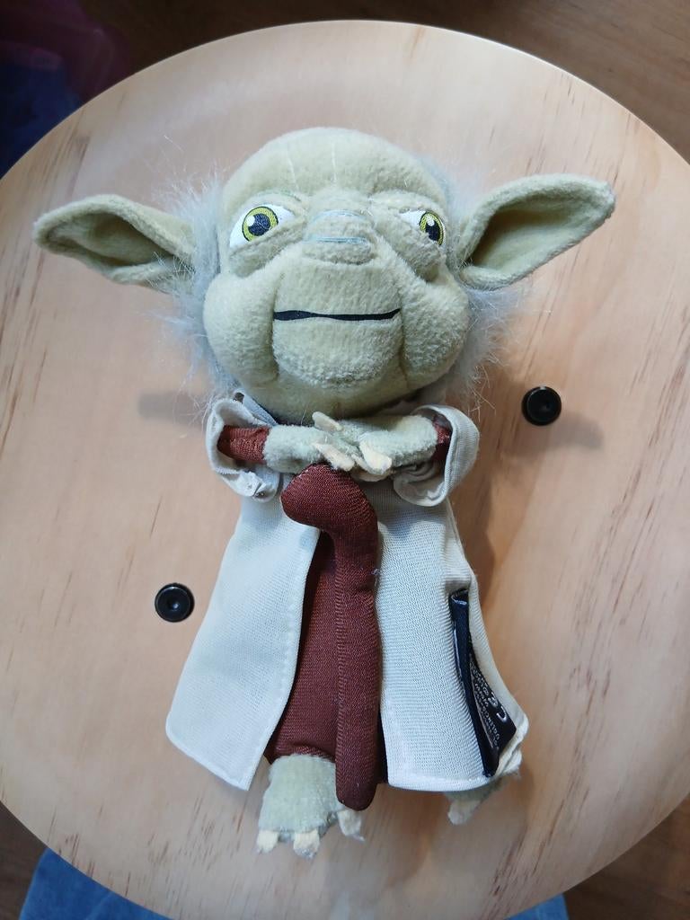 Yoda knuffel pluche star wars, Ophalen of Verzenden, Zo goed als nieuw