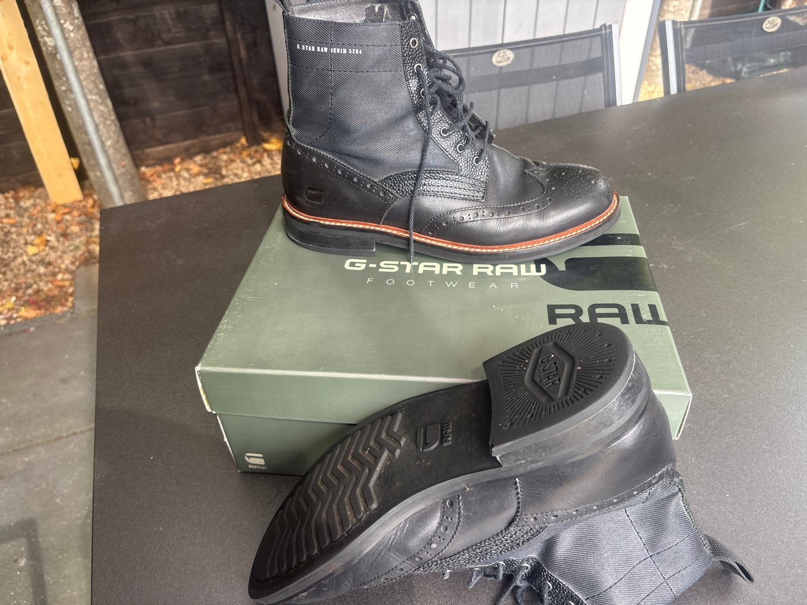 G-Star Raw Denim 5204 Boots - Maat 43, Ophalen of Verzenden, Gedragen, Zwart, Boots