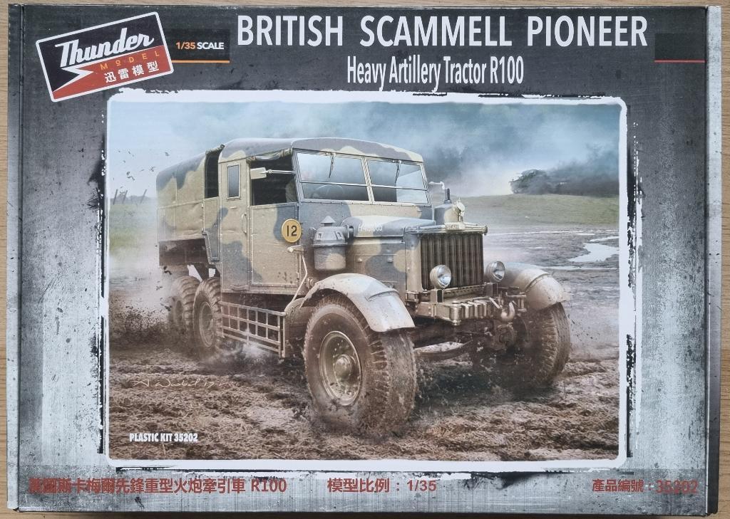 Thunder 1:35 #35202 WWII British Scammell Pioneer Tractor, Overige merken, 1:32 tot 1:50, Nieuw, Ophalen of Verzenden